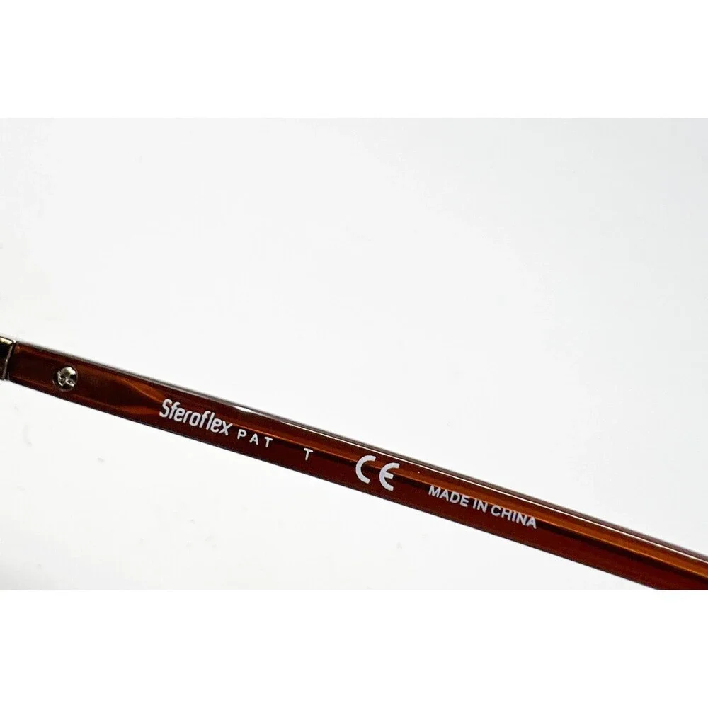 Sferoflex 2266 267 Brown Metal Eyeglass Frames Womens 53-18-140 Rectangle